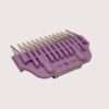 Purple hair clipper attachment, 1/4 inch guide comb.