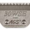 Clipper blade "30WSE 0.5mm" for grooming shears.