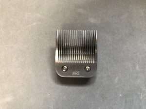 Aluminum heatsink on gray background.
