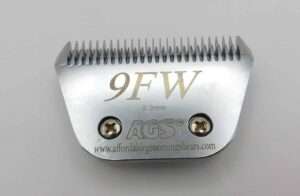 Clipper blade 9FW 2.0mm for grooming.
