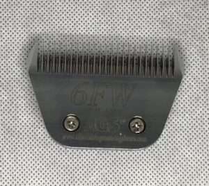 Clipper blade 6FW 3/16 inch on dotted background.