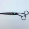 Professional hair cutting scissors, metallic finish