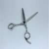 Hair thinning scissors on white background