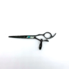 Professional hairdressing scissors on white background