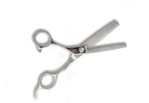 Stainless steel barber thinning scissors