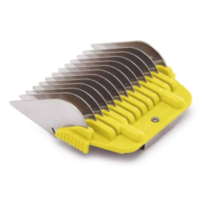 Yellow safety razor blade dispenser.