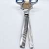 Professional hair thinning scissors with blue handles